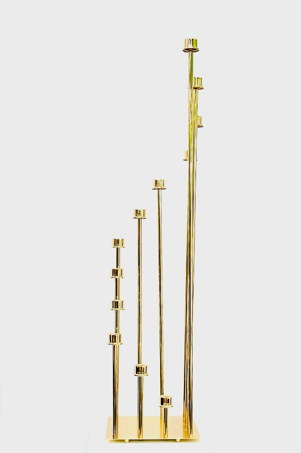 Spiral Gold Candle Holder