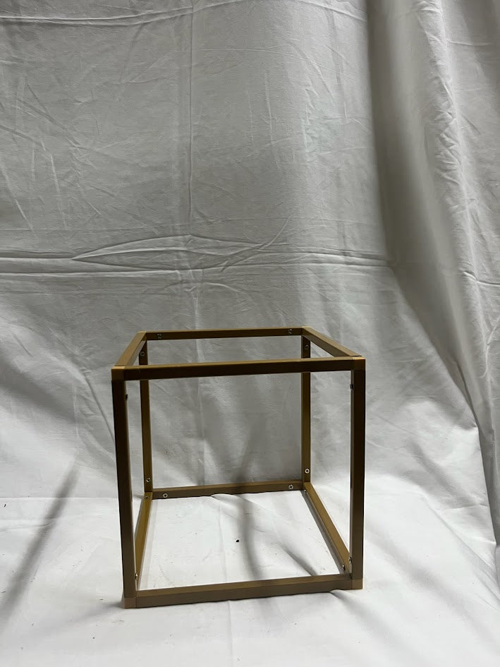 Metal Cube Centerpieces