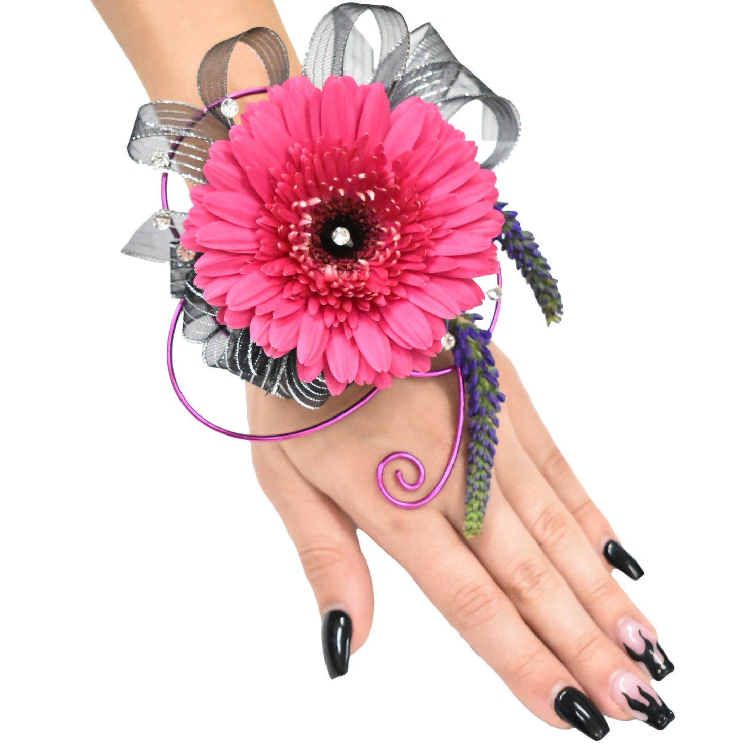 Gerbera Daisy Wristlet