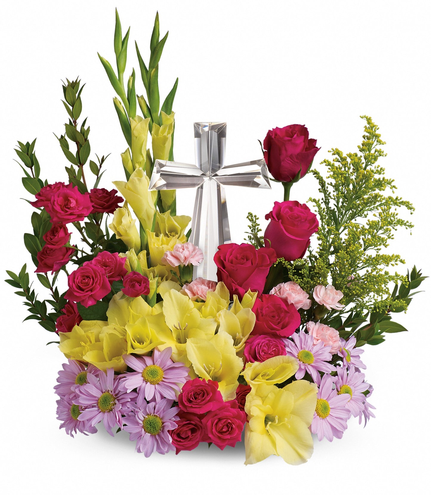 Crystal Cross Bouquet