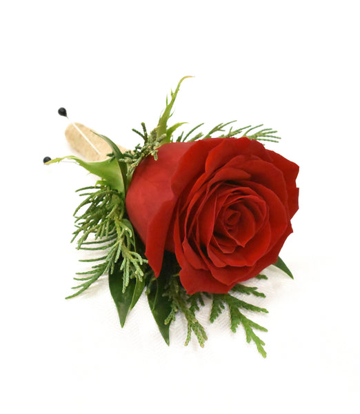 Rose Boutonnière – The Garden of Eden Flower Shop