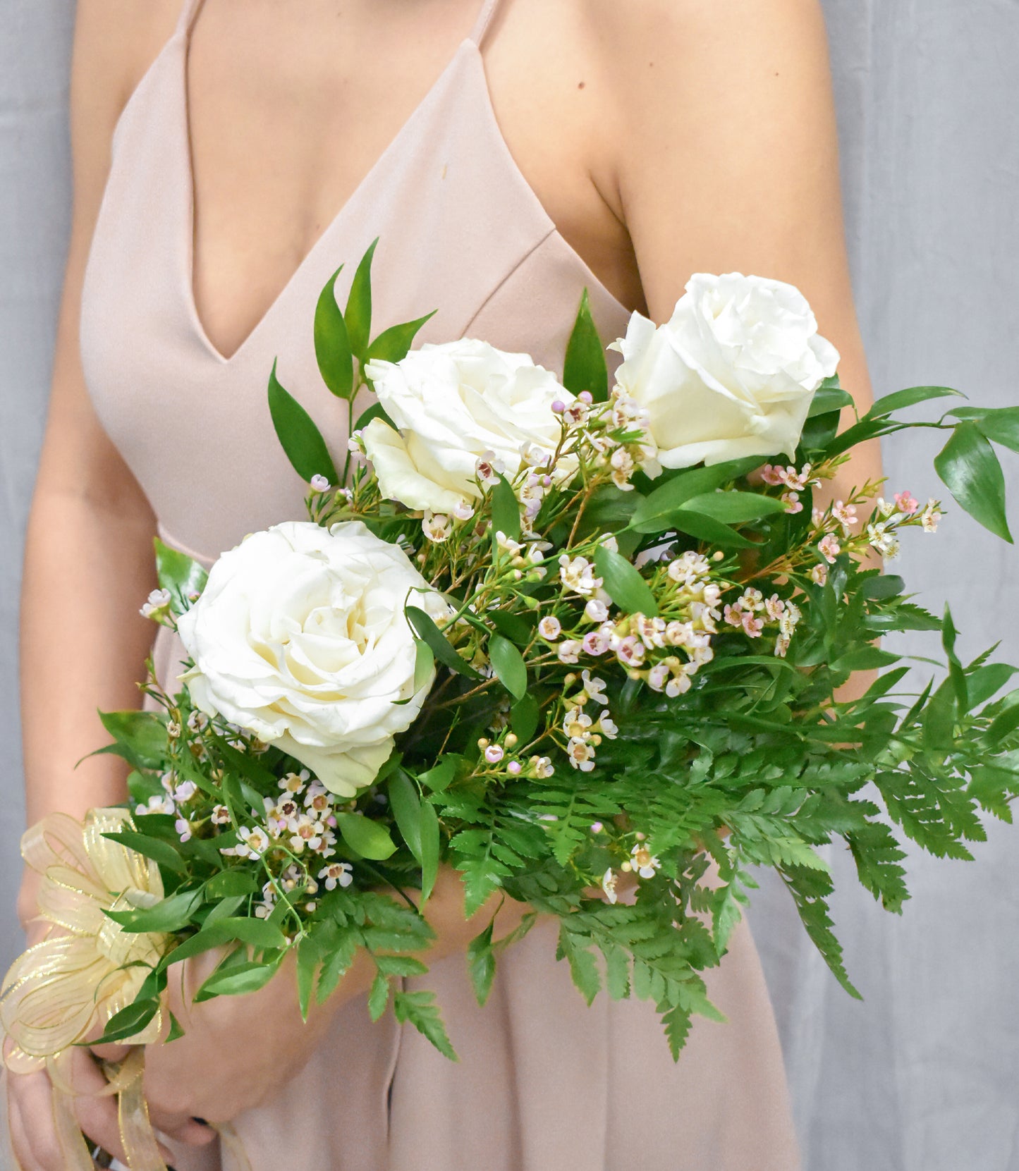 Trio of Roses Presentation Bouquet