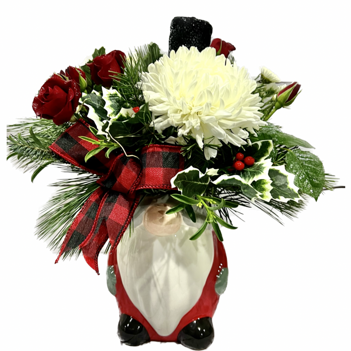 Gnome for Christmas Bouquet