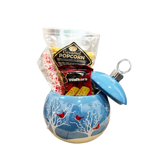 Cardinals in the Snow Ornament & Gift Set