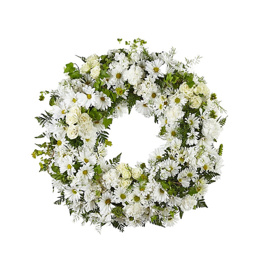 Faithful Wishes Memorial Wreath