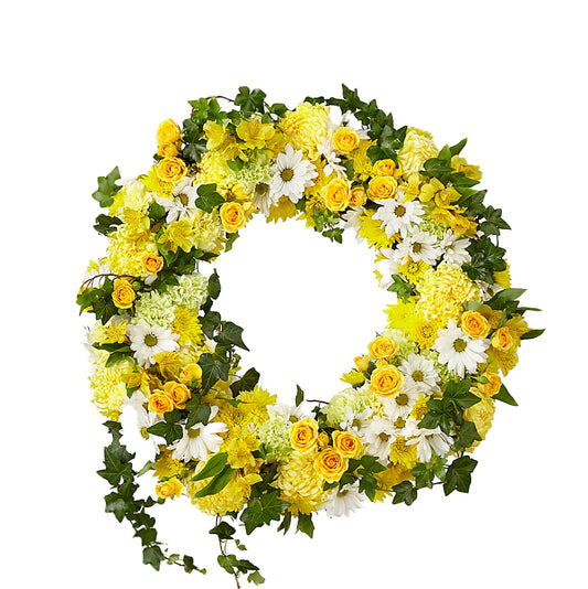 Golden Remembrance Wreath
