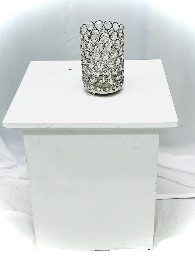 Silver and Crystal Centerpieces