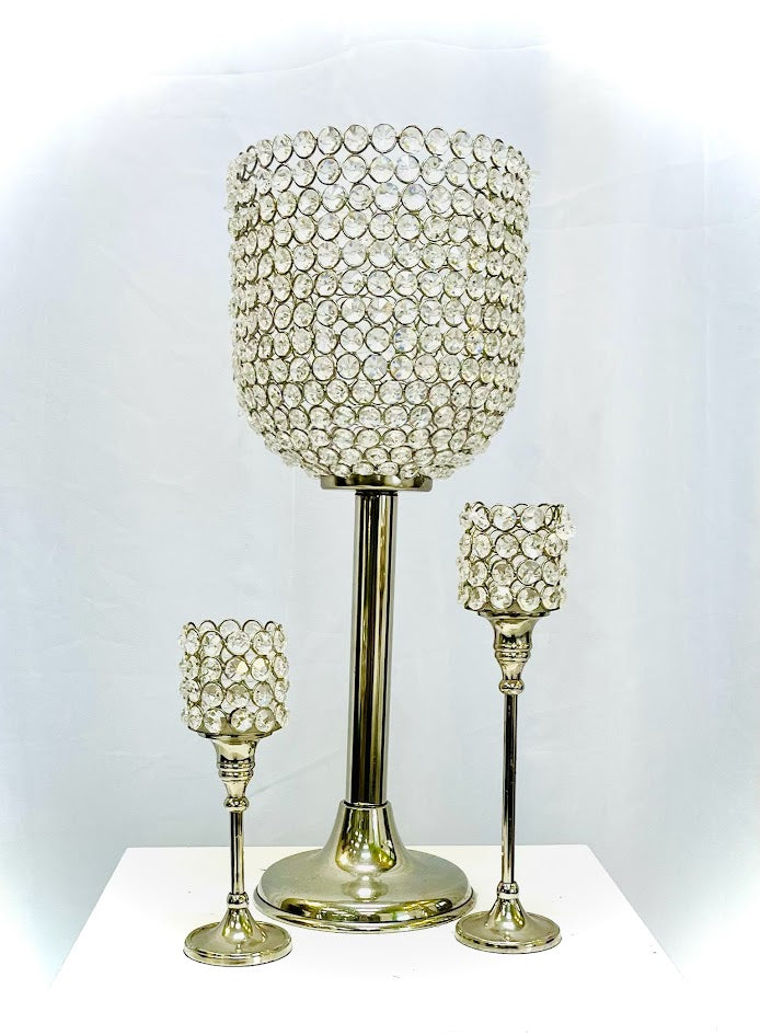 Gold and Crystal Centerpieces (Part 1)