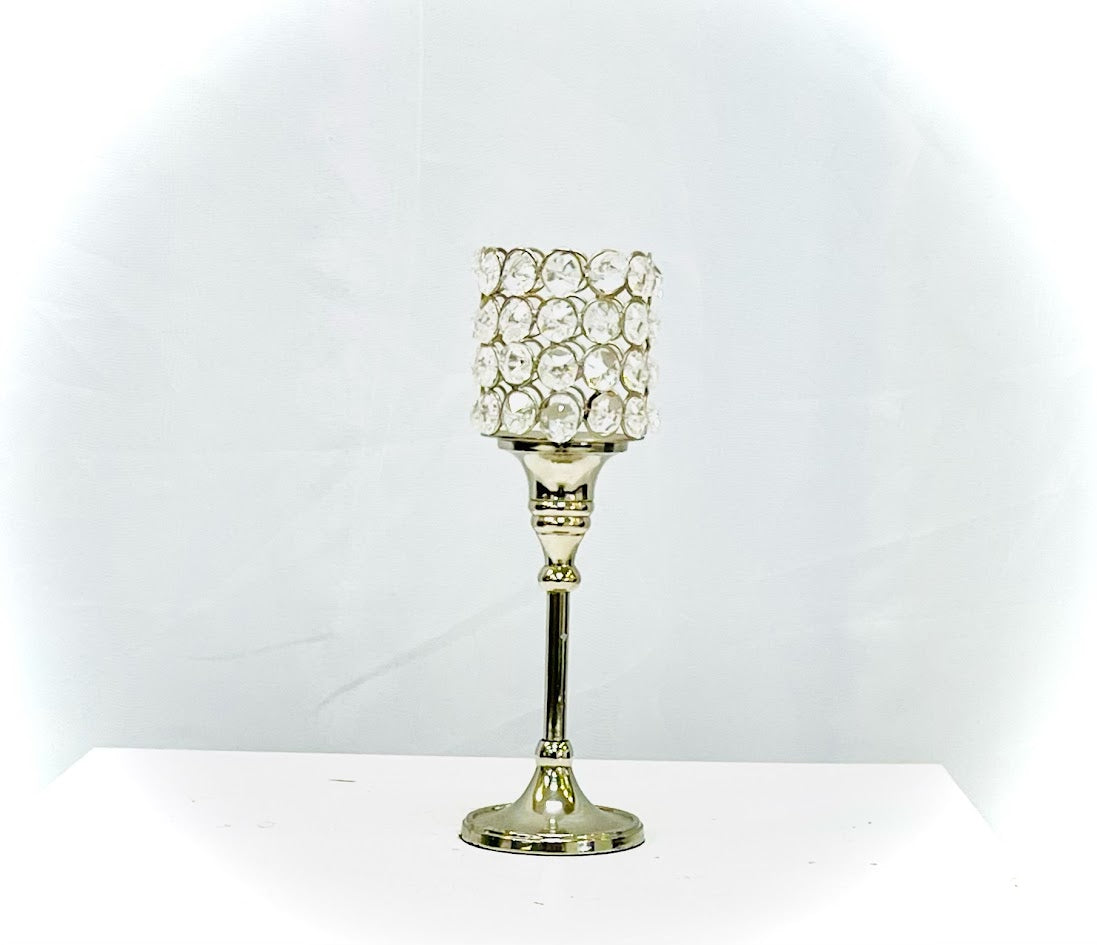 Gold and Crystal Centerpieces (Part 1)