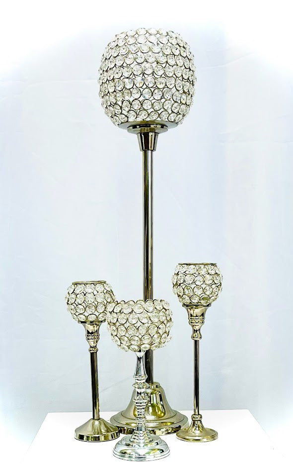 Gold and Crystal Centerpieces (Part 2)