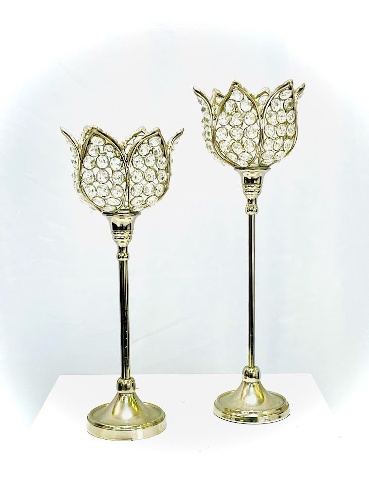 Gold and Crystal Centerpieces (Part 3)