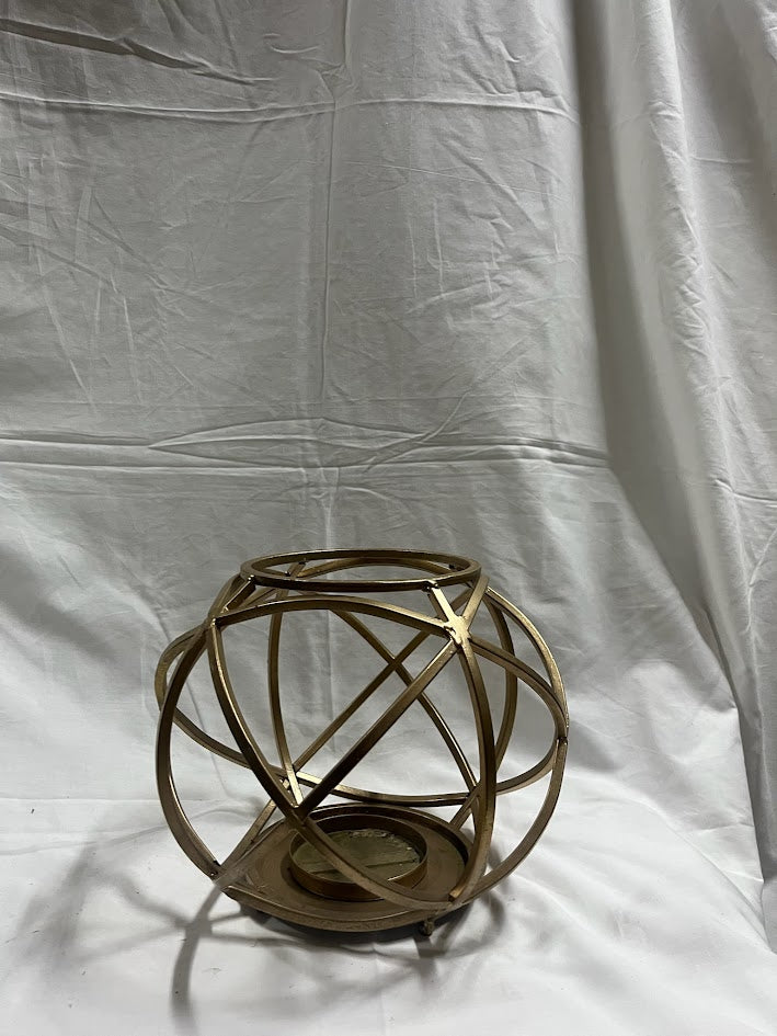 Gold and Black Candle Holders