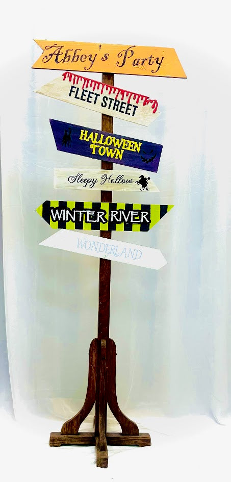 Halloween Themed Sign
