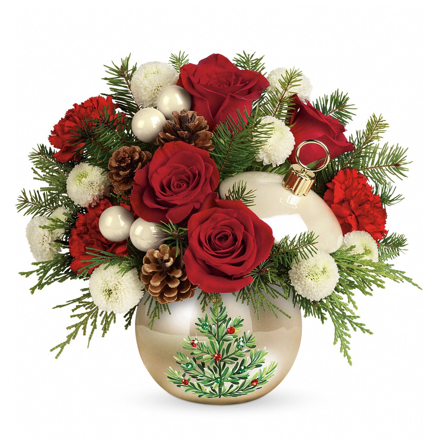 Twinkling Ornament Bouquet