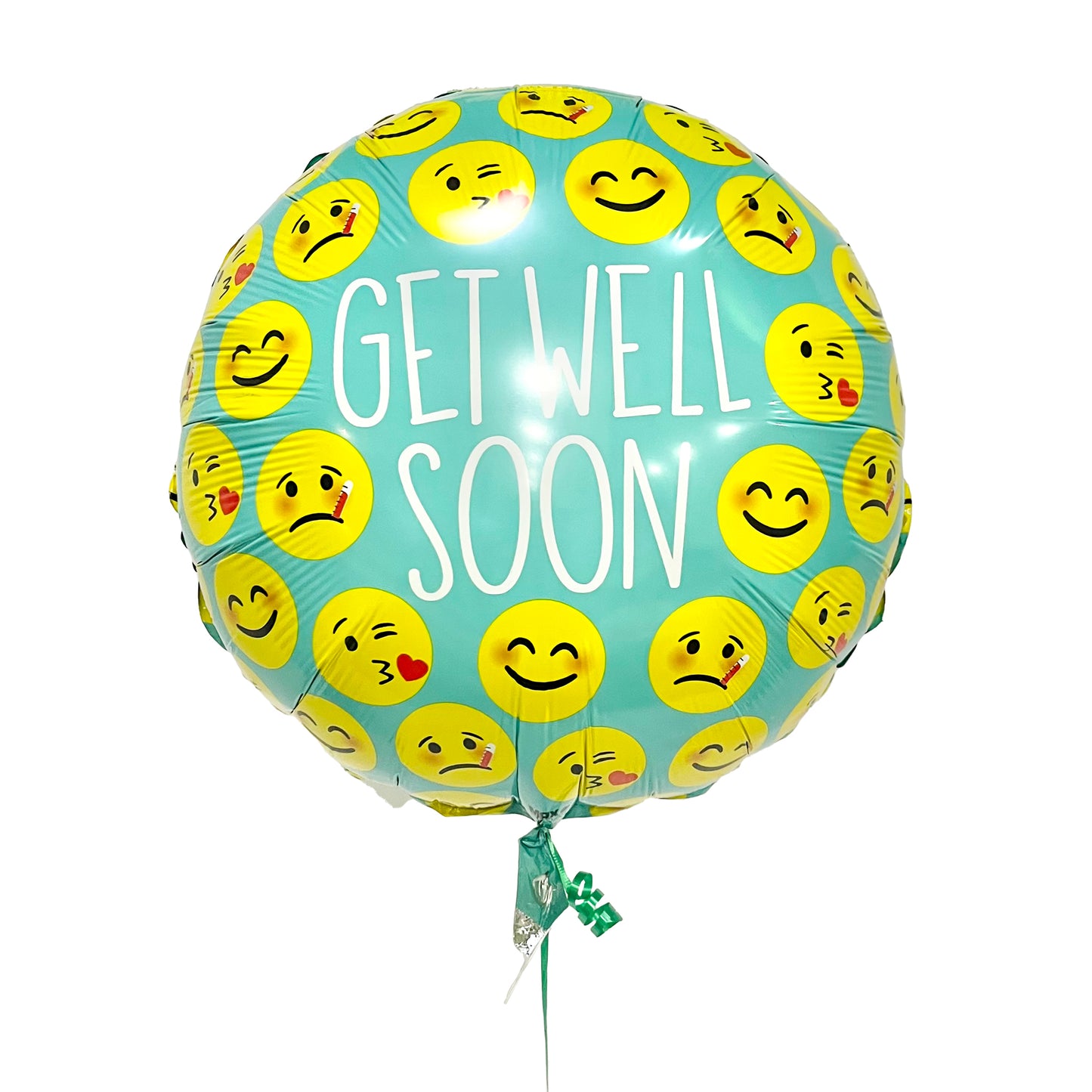 Get well soon emojis mylar balloon