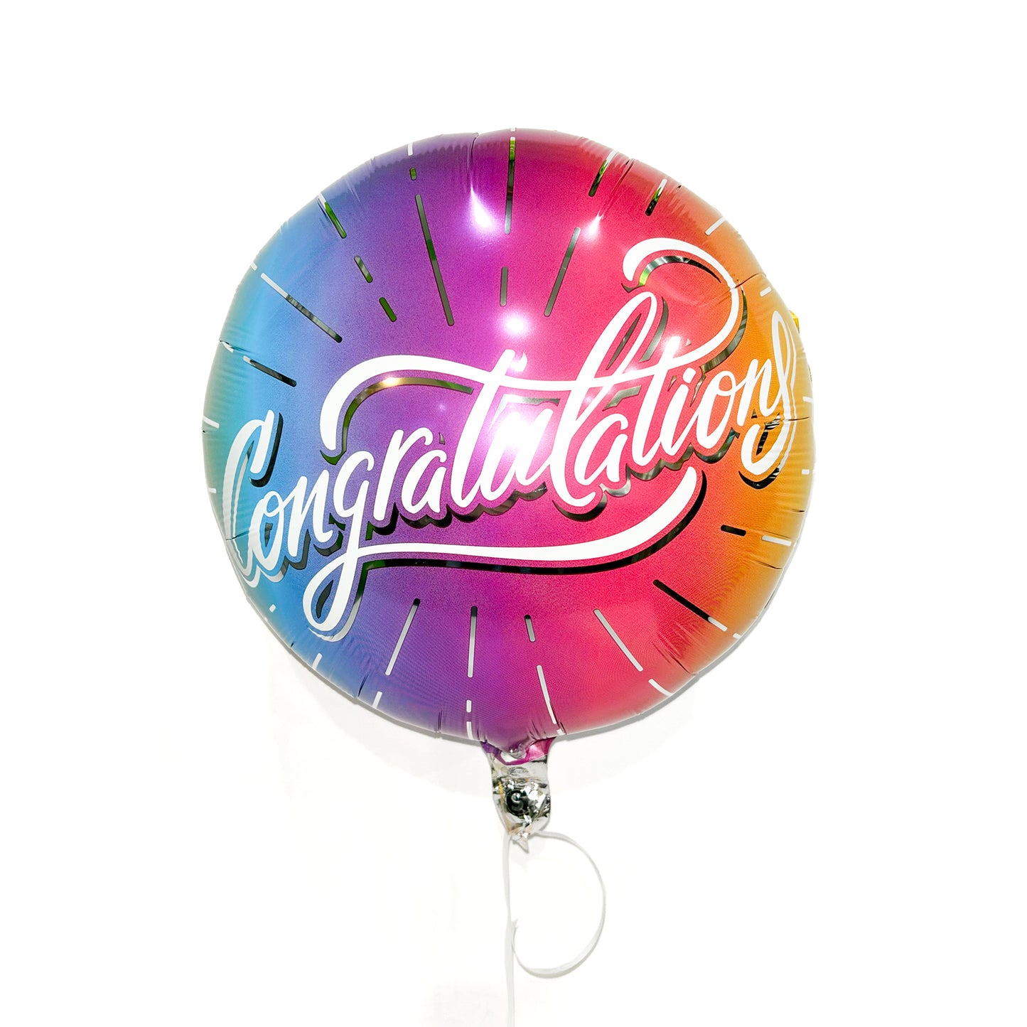 Rainbow congratulations mylar balloon