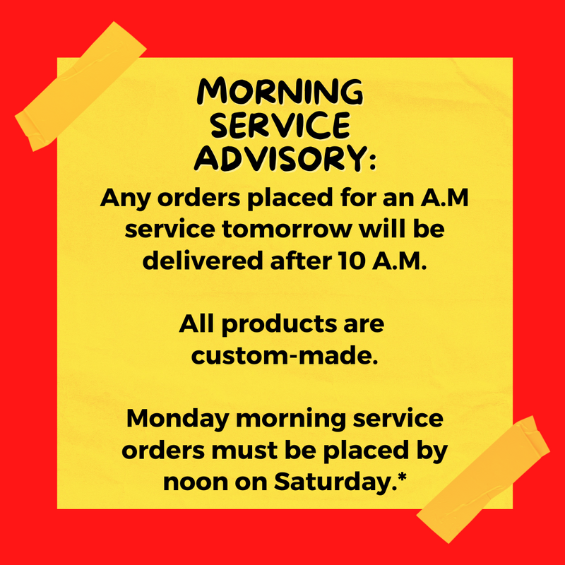 Morning Service Advisory
