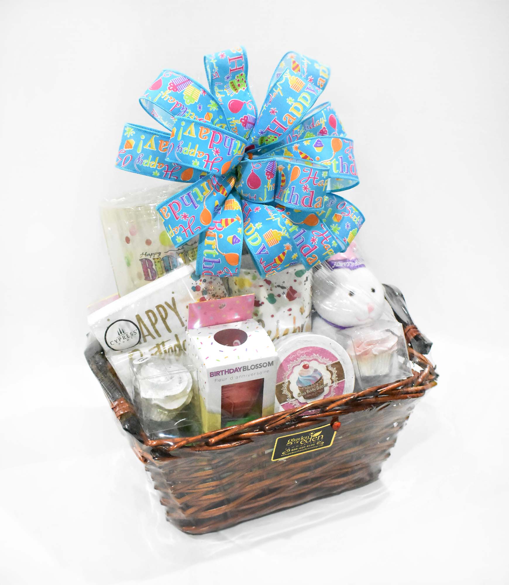 Happy Birthday Gift Basket at Wine Country Gift Baskets